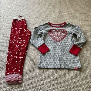 Souris Mini Winter Holiday Two Piece Toddler Pajama Set - 2-3